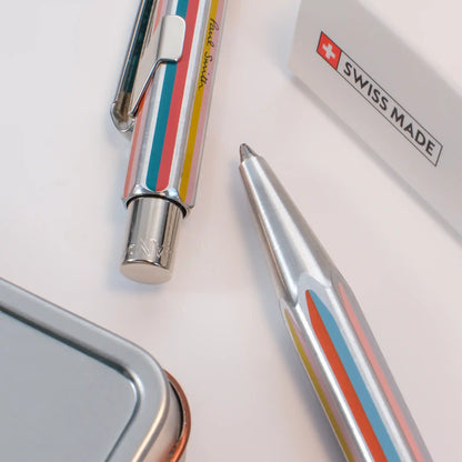 Caran d'Ache + Paul Smith 5th Edition 849 Ballpoint Pen - Gray Silver