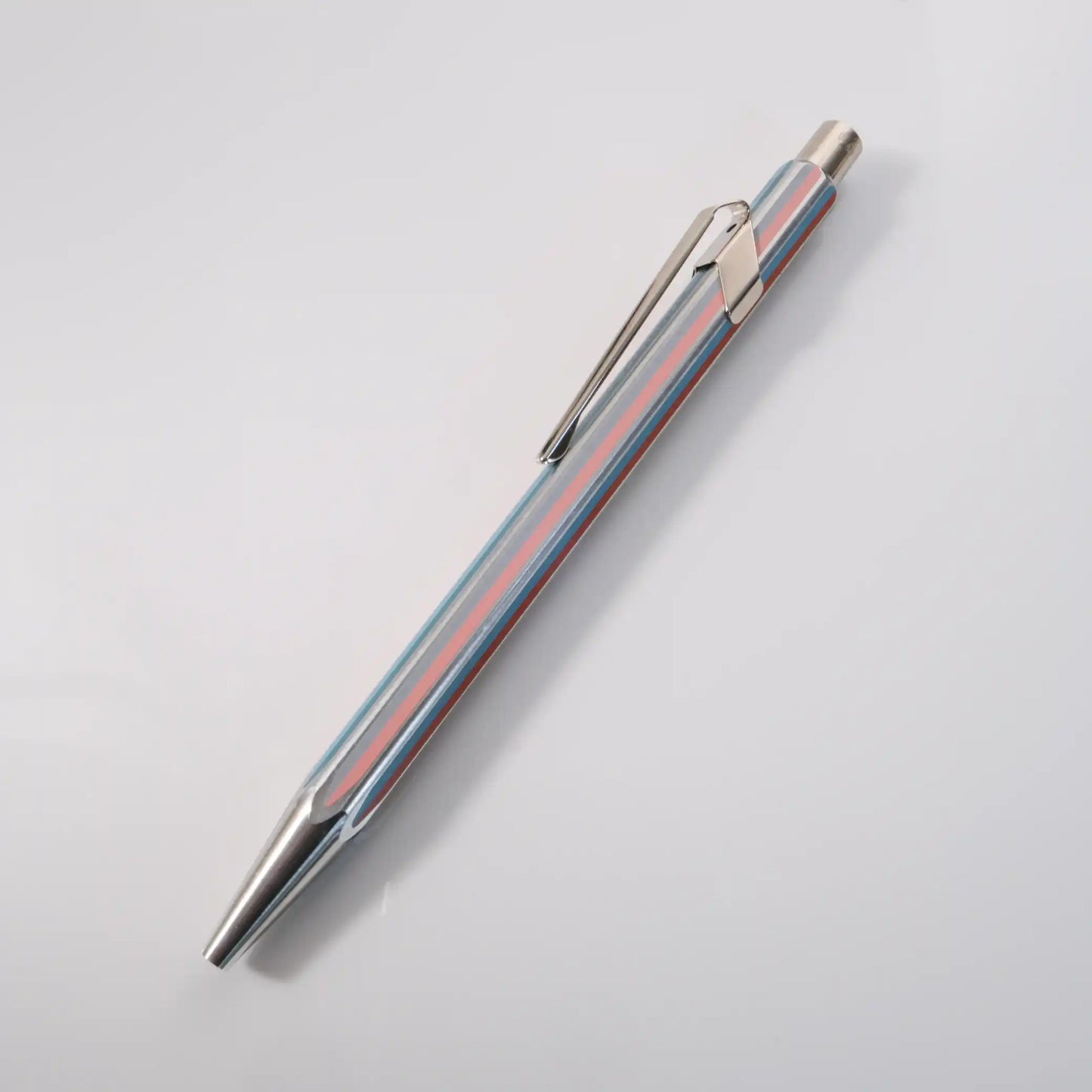 Caran d'Ache + Paul Smith 5th Edition 849 Ballpoint Pen - Gray Silver