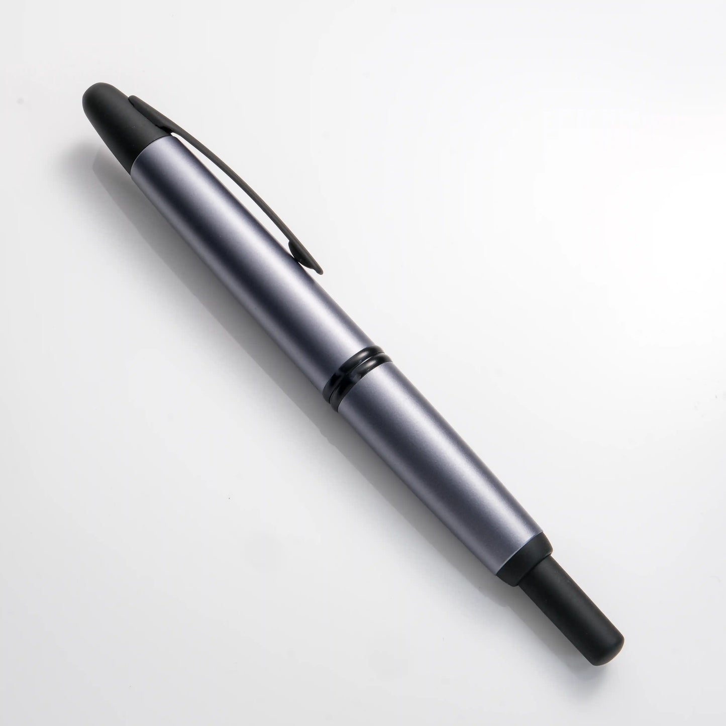 Pilot Capless Digital Tech Fountain Pen - Matte Silver