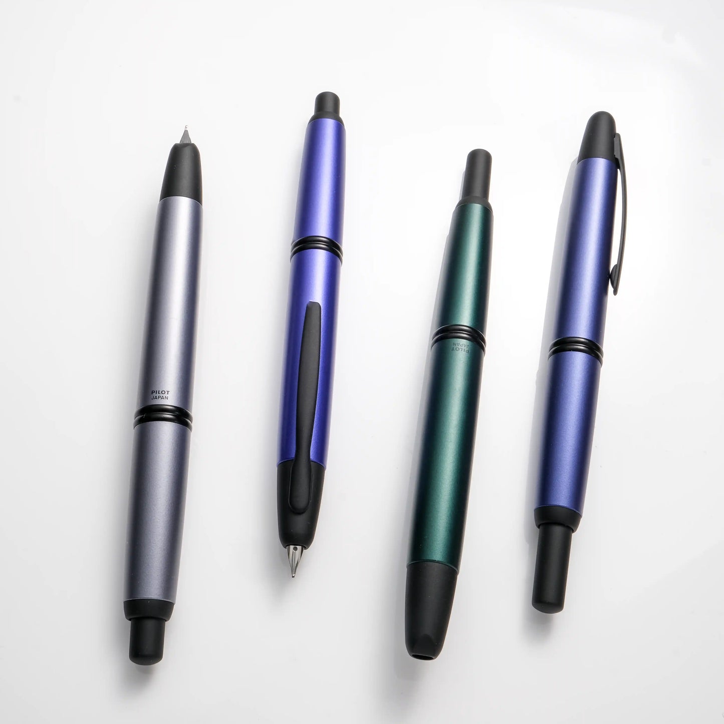 Pilot Capless Digital Tech Fountain Pen - Matte Silver