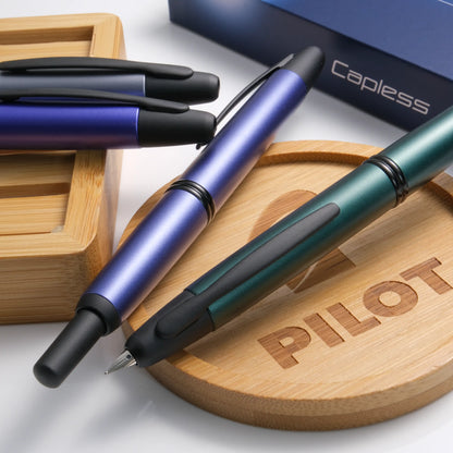 Pilot Capless Digital Tech Fountain Pen - Matte Deep Green