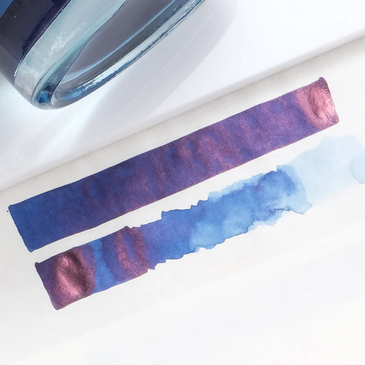 Diamine Forever Pigment Fountain Pen Ink - Blue Indigo