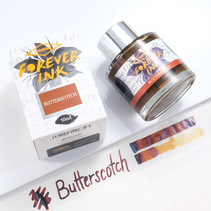 Diamine Forever Pigment Fountain Pen Ink - Butterscotch