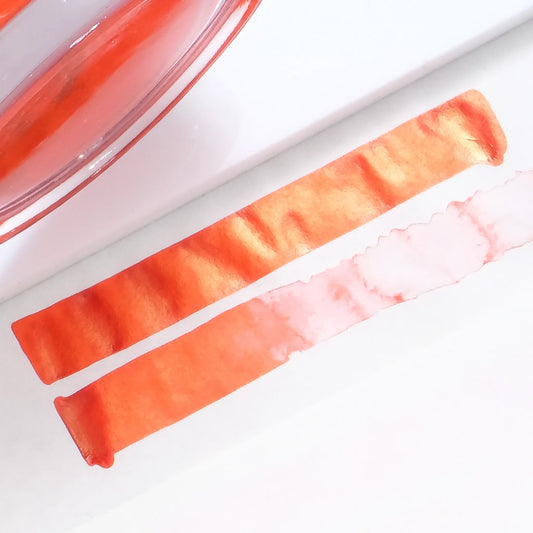 Diamine Forever Pigment Fountain Pen Ink - Coral Blaze