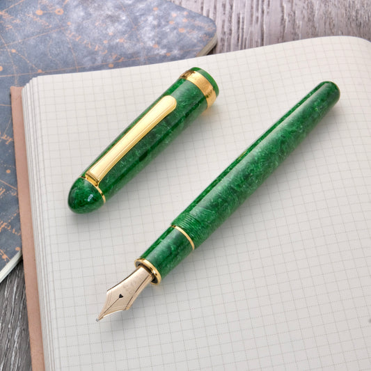 Platinum 3776 Celluloid Fountain Pen - Jade