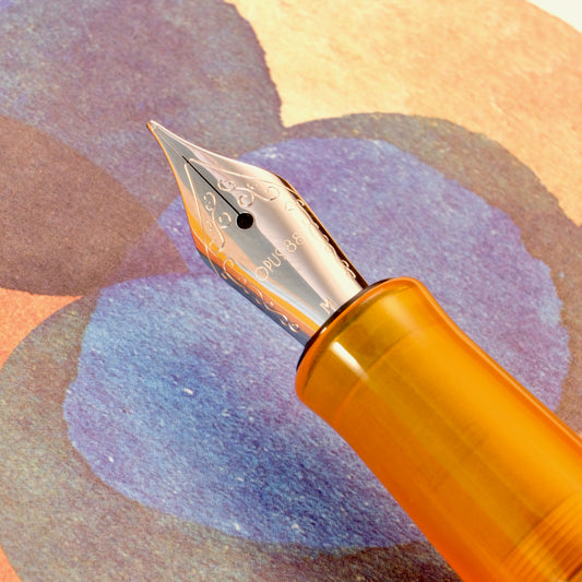 Opus 88 Koloro Eyedropper Fountain Pen - Orange