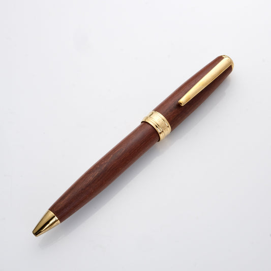 Tenny Coronation Ballpoint Pen - Indonesian Blackwood (緬甸花梨木)