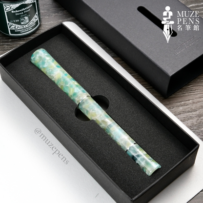Fine Writing Int. Scepter Piston Filler Fountain Pen - Green Scepter