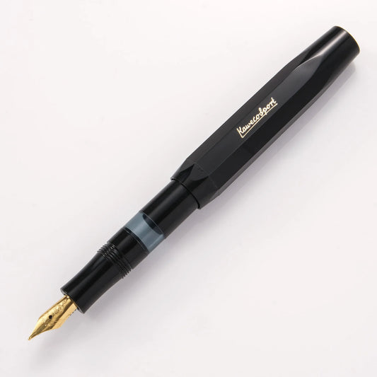 Kaweco Piston Sport Fountain Pen - Classic Black