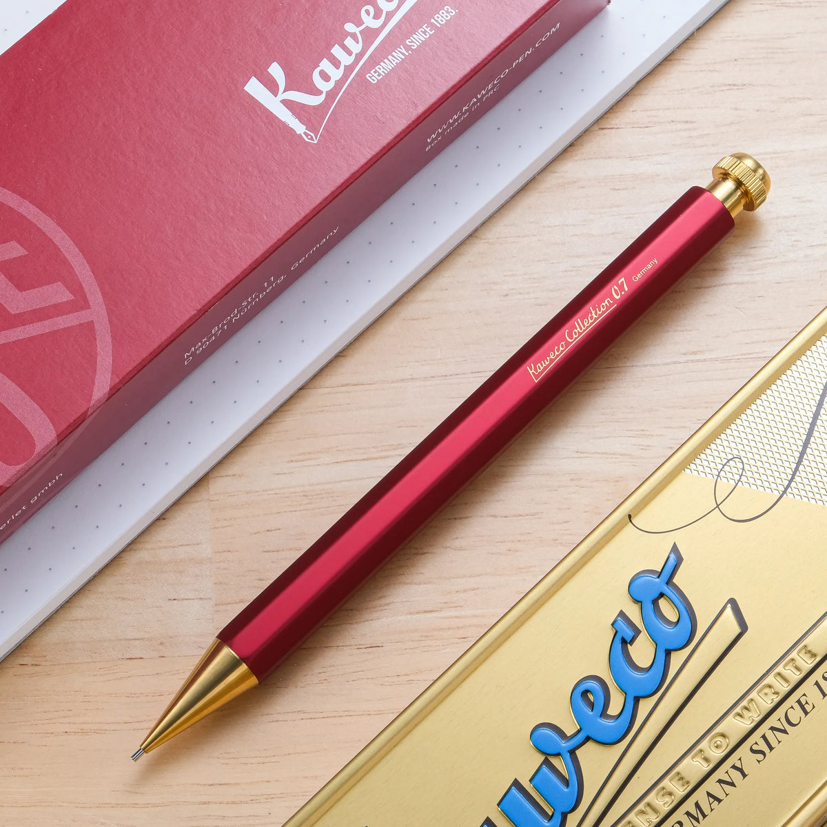 Kaweco Special Red Collection Mechanical Pencil – Muze Pens Kaweco Special Red Collection Mechanical Pencil – Muze Pens