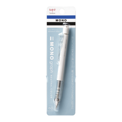 Tombow MONO Graph 0.5mm Mechanical Pencil - Neutral Colors - Matte Grey