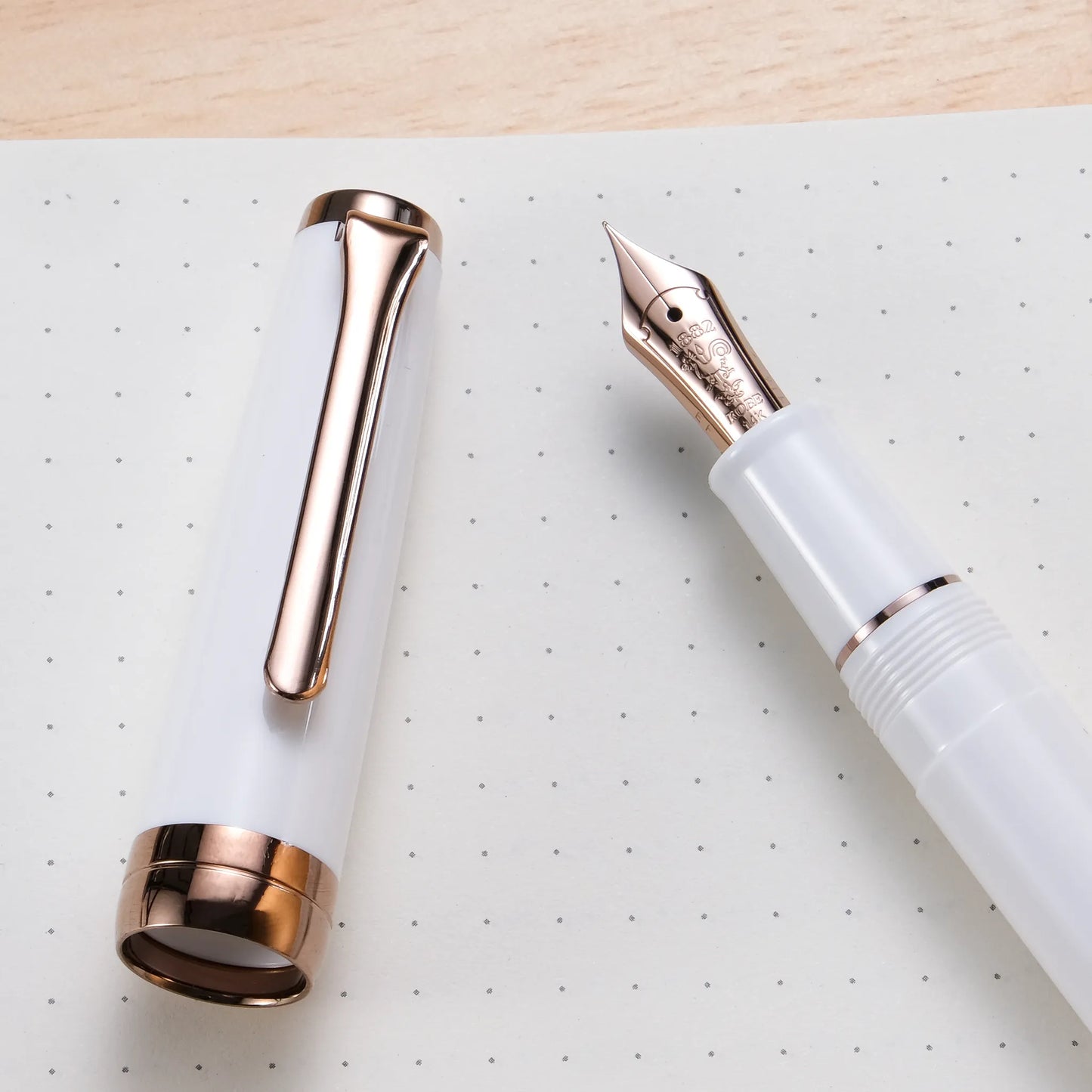Nagasawa Odyssey Snow White Fountain Pen (Limited Edition)