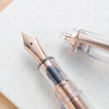 Nagasawa #3776 Century Fountain Pen - Censke Pink Gold