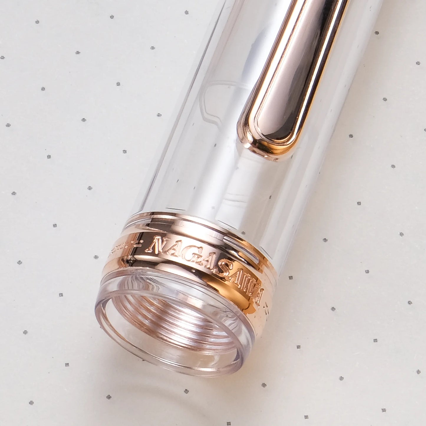 Nagasawa #3776 Century Fountain Pen - Censke Pink Gold