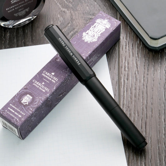 Ferris Wheel Press Aluminum Carousel Fountain Pen - Bearington Black (Limited Edition)