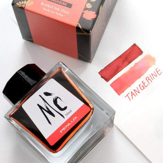 Penlux MO Fountain Pen Ink - Tangerine Orange
