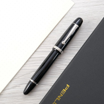 Penlux Masterpiece Grande Fountain Pen - Black