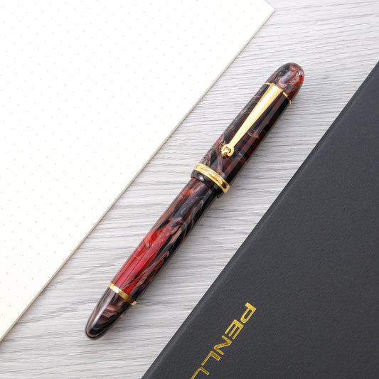Penlux Masterpiece Grande Fountain Pen - Marble Wave