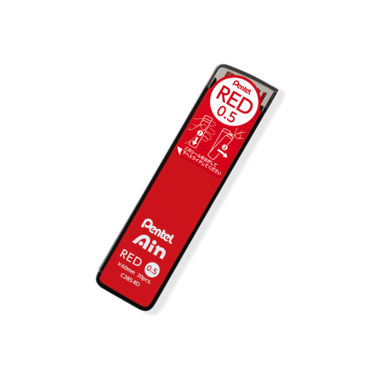Pentel Ain Lead 0.5mm – Red, Blue