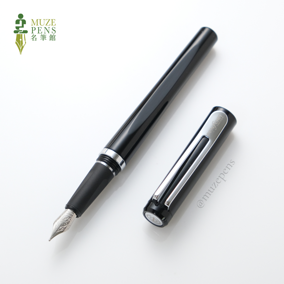 TACCIA PENFORT Facet Fountain Pen - Black