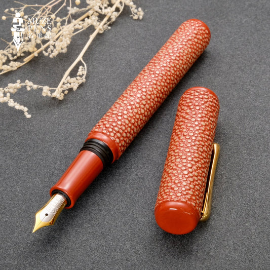 TACCIA Nature Reserve: Aquatic Urushi Fountain Pen - Coral Sea (Limited Edition)