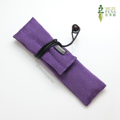 TACCIA Kimono Chirimen Single Pen Wrap - Lilac