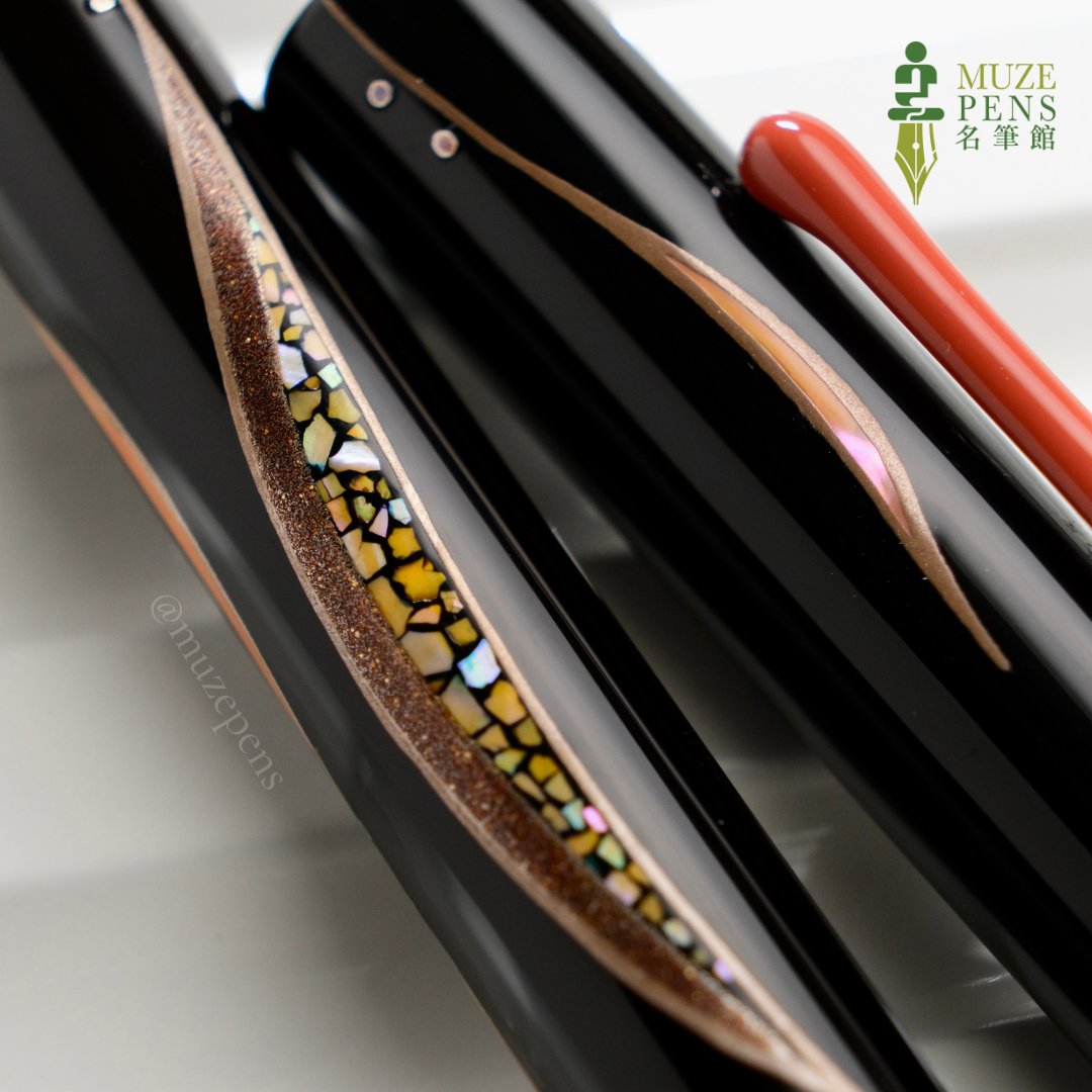TACCIA Shio-Sai Raden Urushi Fountain Pen - Yu-nami (Evening Waves) (Limited Edition)