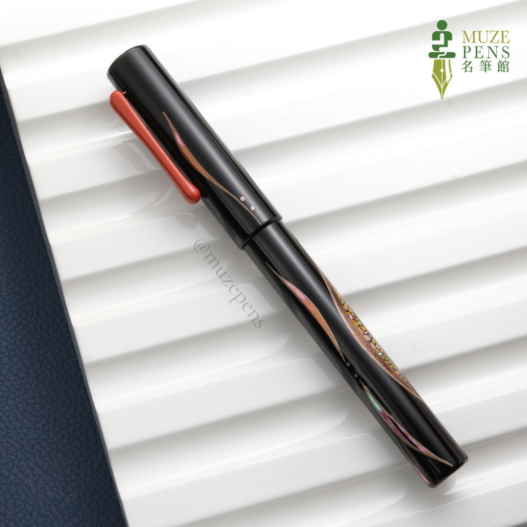 TACCIA Shio-Sai Raden Urushi Fountain Pen - Yu-nami (Evening Waves) (Limited Edition)