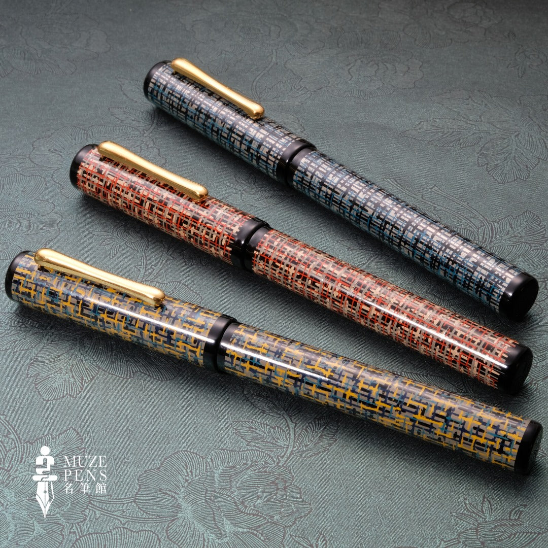 TACCIA Tweed Urushi Fountain Pen - Mango Spice