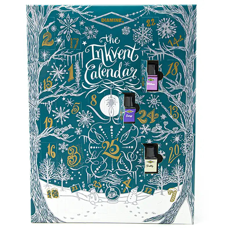 Diamine Inkvent Calendar – Teal Edition (2025) [Pre-Order Period]