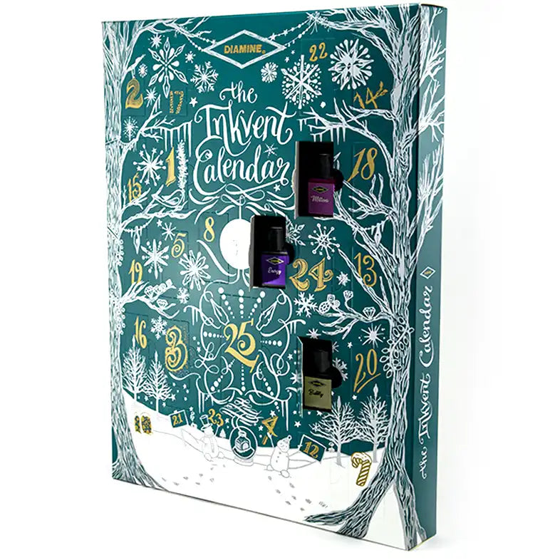 Diamine Inkvent Calendar – Teal Edition (2025) [Pre-Order Period]