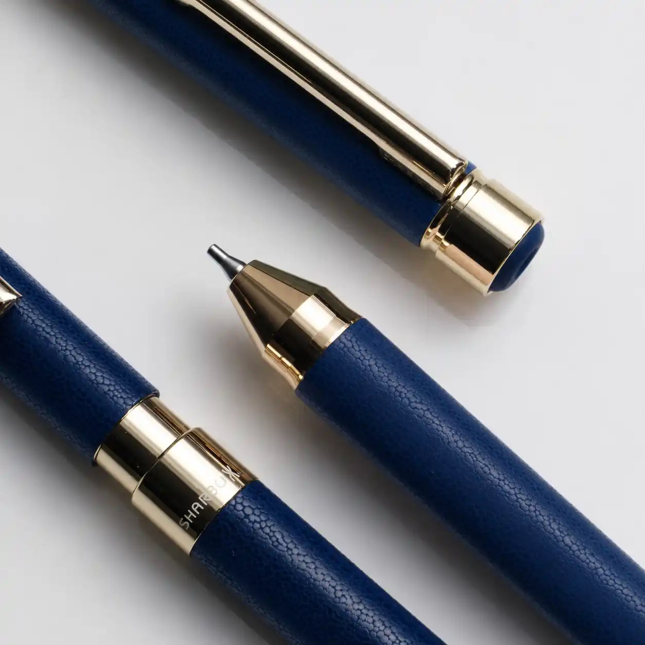 Zebra Sharbo X SL6 Customizable Multi-Pen Body - Leather Navy