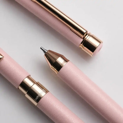 Zebra Sharbo X Customizable Multi-Pen Body -  SL6 Leather Silky Pink
