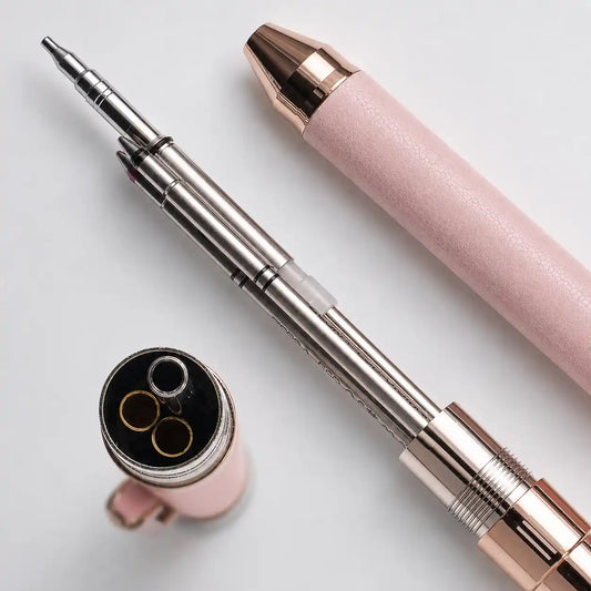 Zebra Sharbo X Customizable Multi-Pen Body -  SL6 Leather Silky Pink
