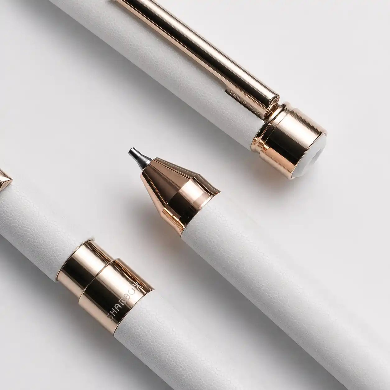 Zebra Sharbo X SL6 Customizable Multi-Pen Body - Leather White