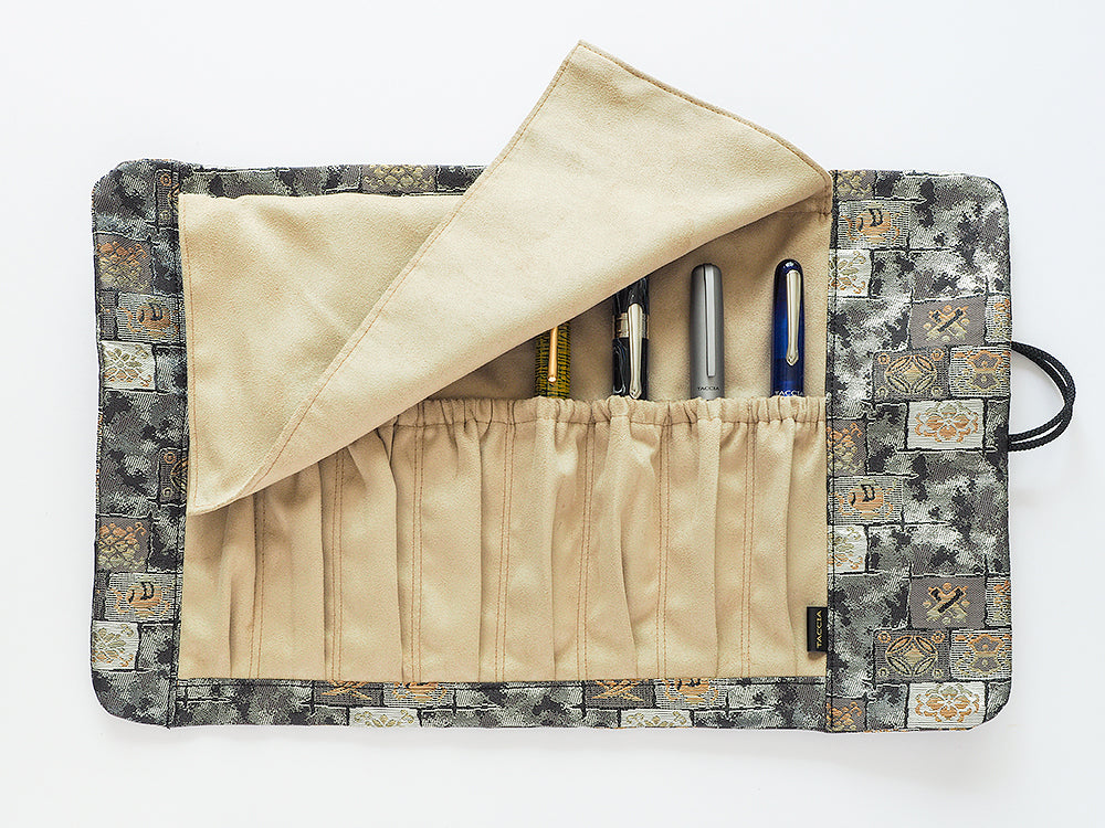 TACCIA Kimono Nishijin 8 Slot Pen Roll - Mosaic