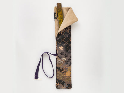 TACCIA Kimono Nishijin Single Pen Wrap - Sakura Night