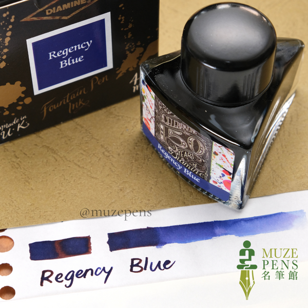 Diamine 150th Anniversary Ink - Regency Blue – Muze Pens