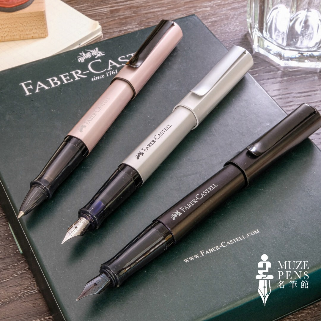 Faber-Castell Hexo Fountain Pen - Silver