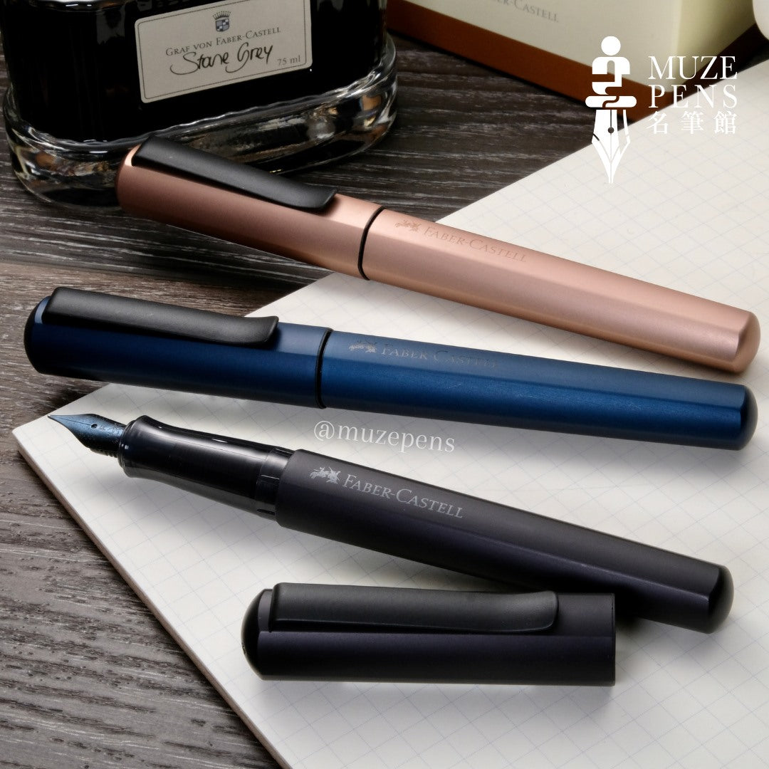 Faber-Castell Hexo Fountain Pen - Blue