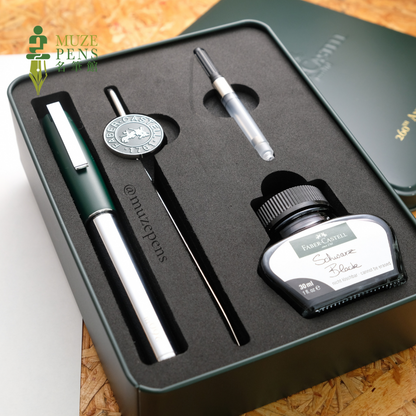 Faber-Castell Loom Fountain Pen Gift Set - Dark Green (260th Anniversary Limited Edition) 深林綠