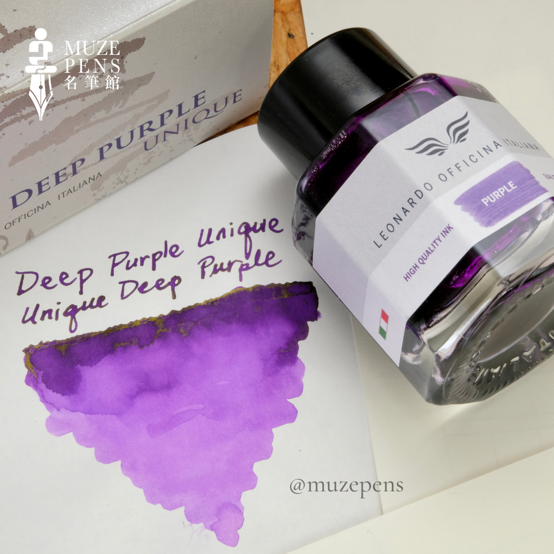 One Deep Ink Leonardo Officina Italiana Ink Collection - Unique Deep Purple – Muze Pens