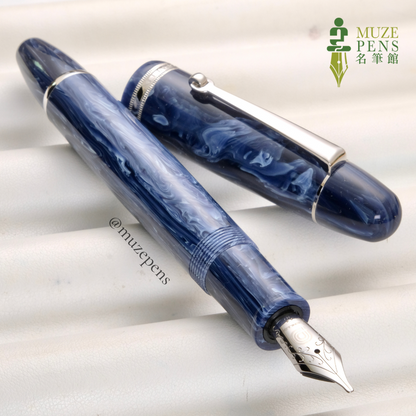 Penlux Masterpiece Grande Wave Fountain Pen - Sky Blue 天空藍