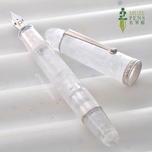 Penlux Masterpiece Grande Great Natural Limited Edition Fountain Pen - Snowflake 雪花
