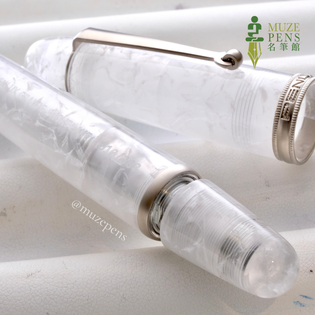 Penlux Masterpiece Grande Great Natural Limited Edition Fountain Pen - Snowflake 雪花