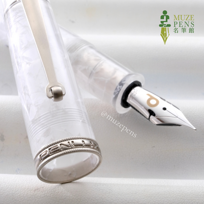 Penlux Masterpiece Grande Great Natural Limited Edition Fountain Pen - Snowflake 雪花