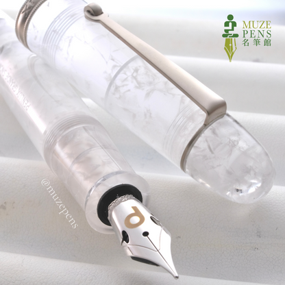 Penlux Masterpiece Grande Great Natural Limited Edition Fountain Pen - Snowflake 雪花
