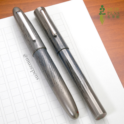 TACCIA Hyakko-Hisho Kiwami Urushi Fountain Pen - Hakudō (White Brass) (Limited Edition)